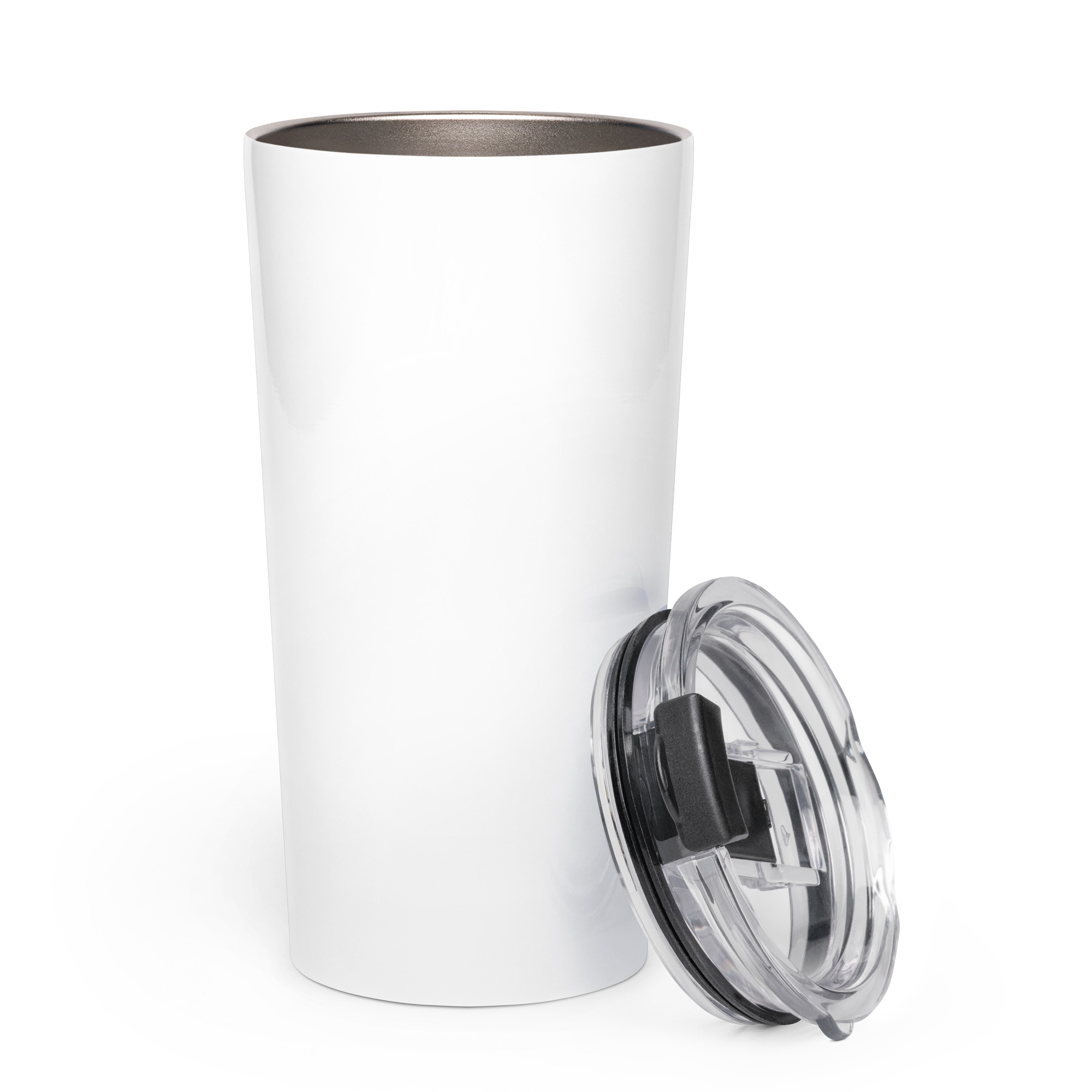Tapered stainless steel tumbler