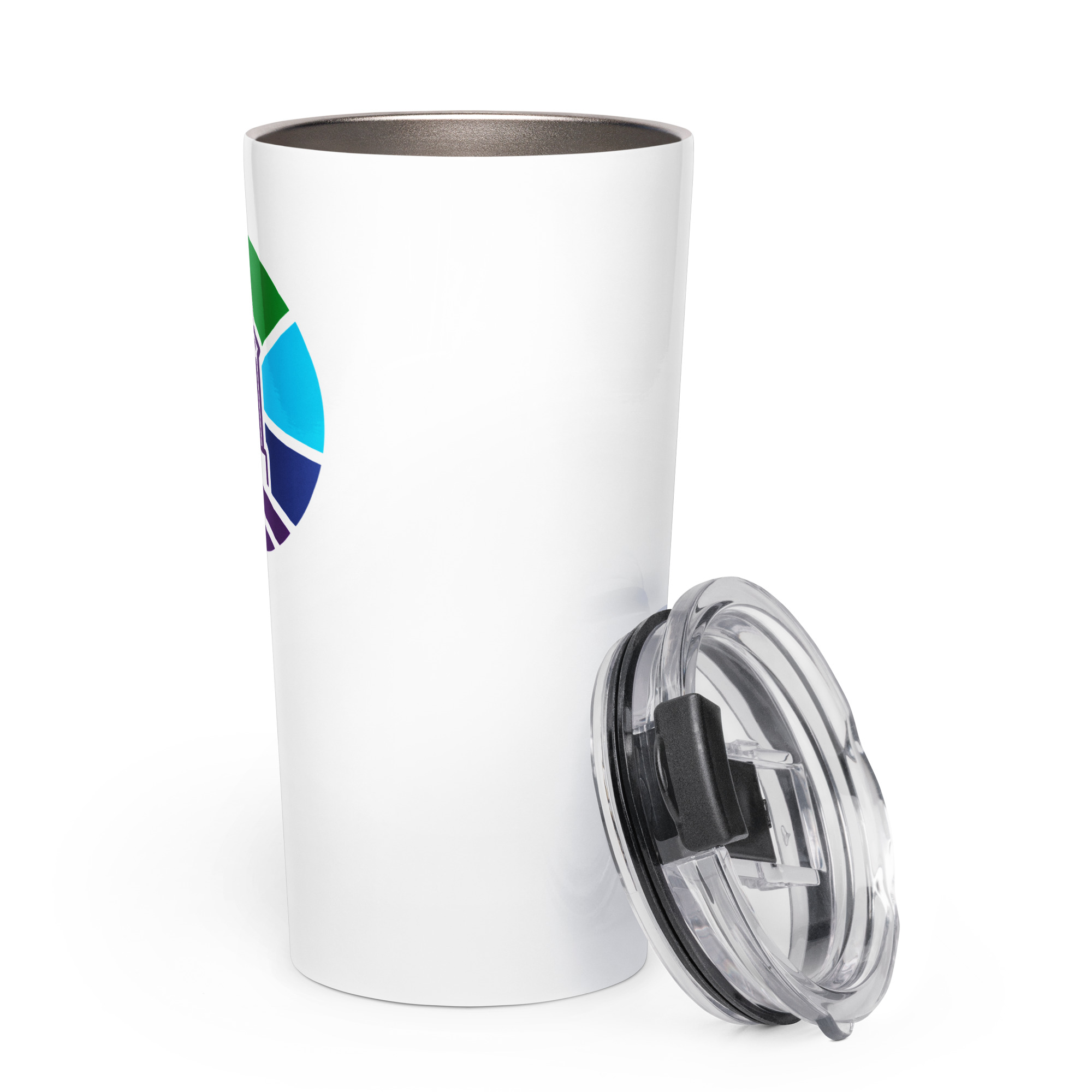 Tapered stainless steel tumbler