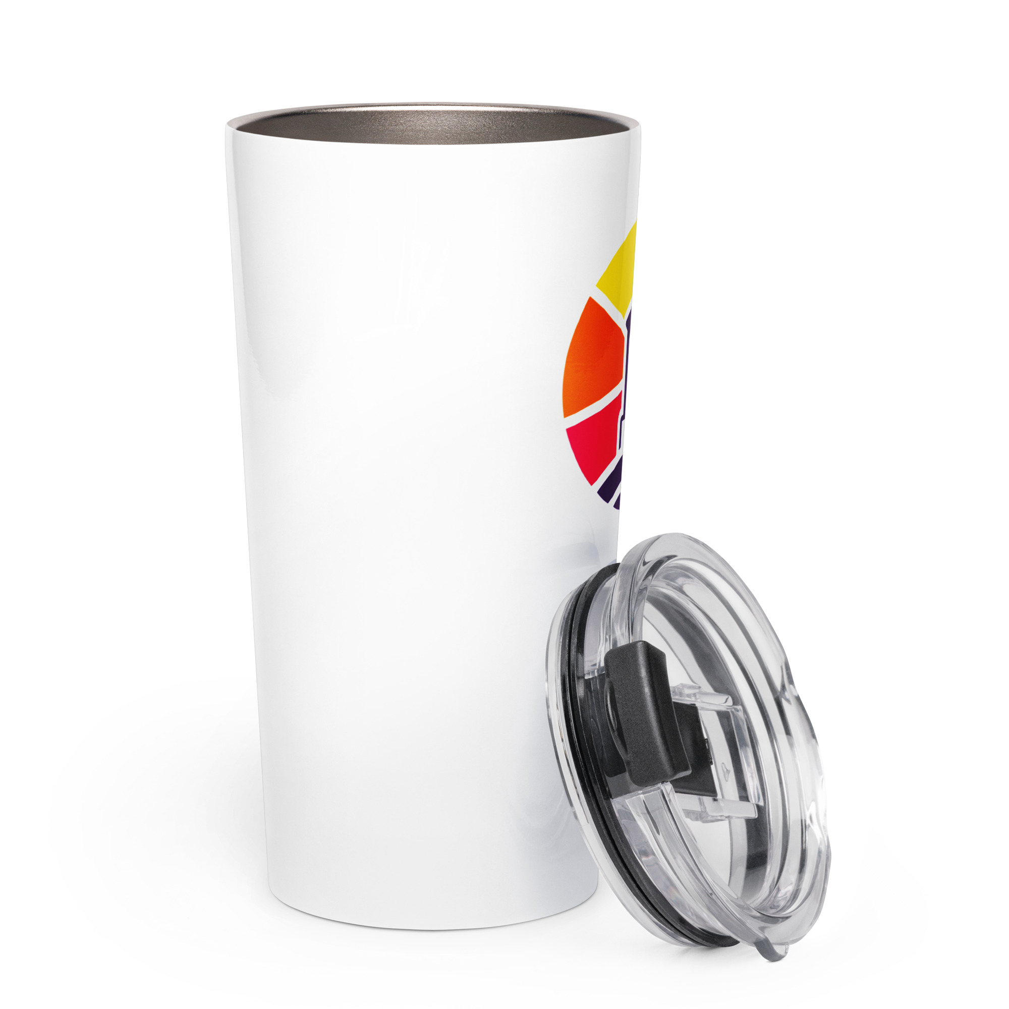 Tapered stainless steel tumbler